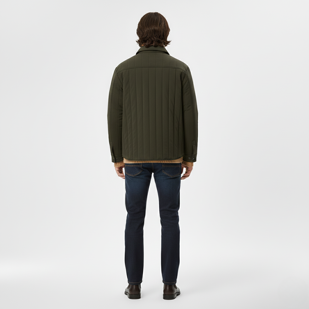 Chaqueta acolchada tipo sobrecamisa