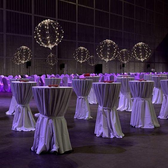 Globos LED – Decoración de fiesta reutilizable para cumpleaños, bodas y eventos (10 piezas)