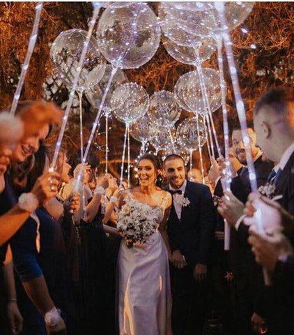 Globos LED – Decoración de fiesta reutilizable para cumpleaños, bodas y eventos (10 piezas)