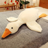 Juguete de Peluche de Pato Blanco Suave - Gran Almohada de Cisne o Ganso, Alfombra de Piso Esponjosa para Habitaciones Infantiles y Decoración del Hogar