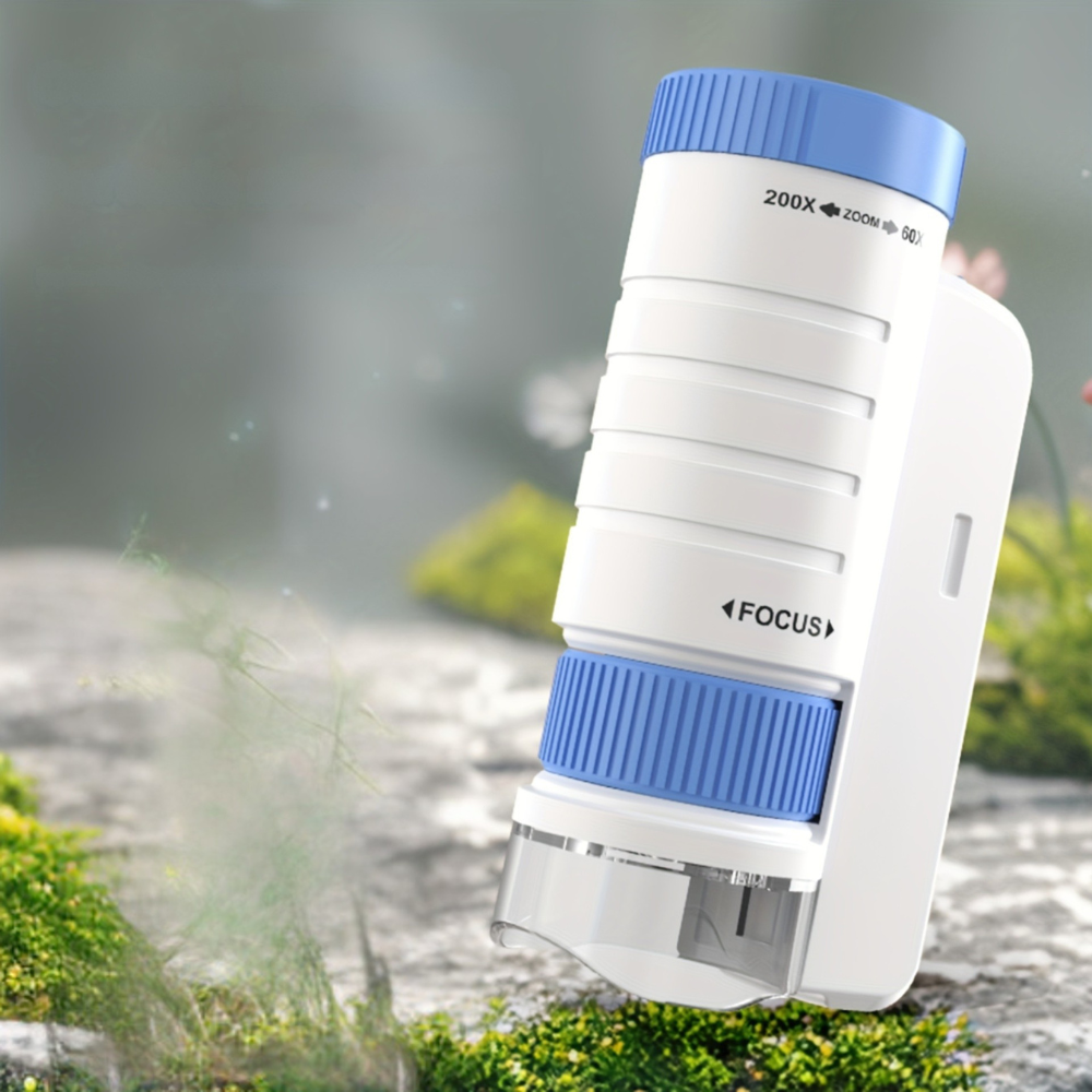 Mini Microscopio con Luz LED para Niños