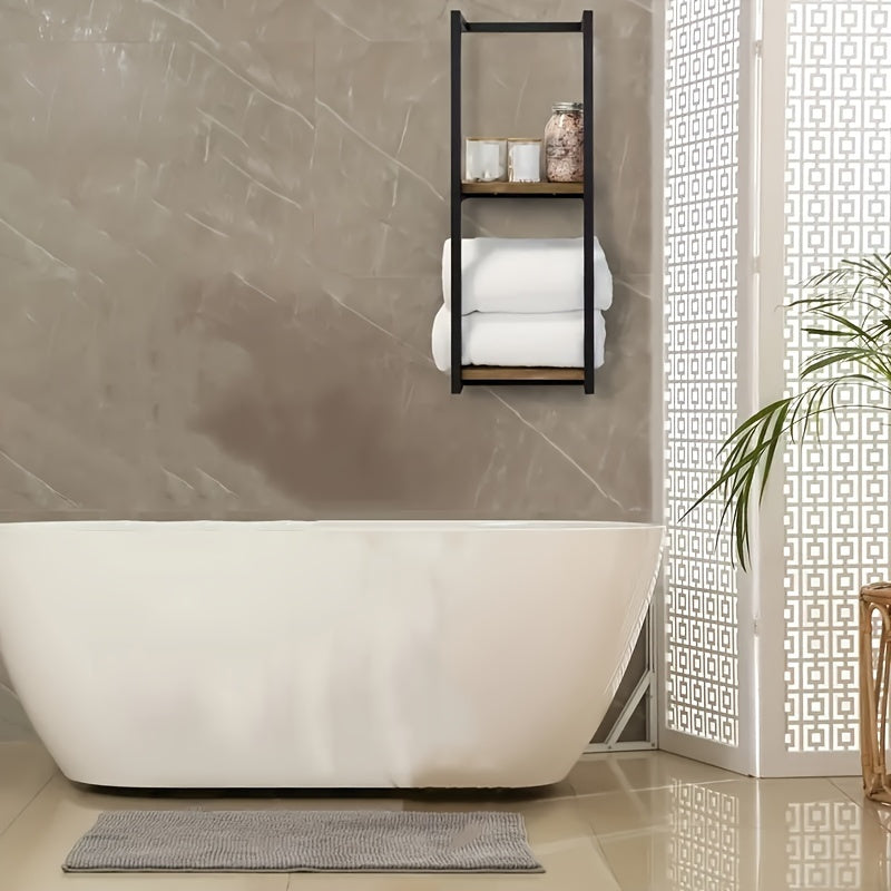 Soporte para Toallas Ahorrador de Espacio - Para un Baño Ordenado