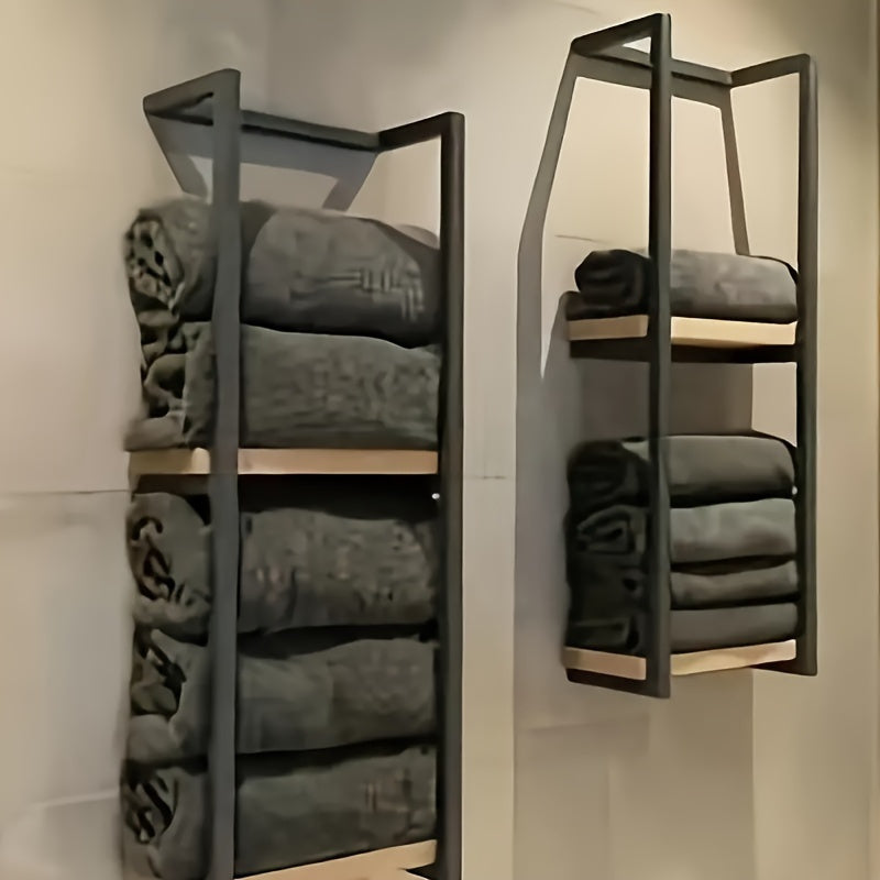 Soporte para Toallas Ahorrador de Espacio - Para un Baño Ordenado
