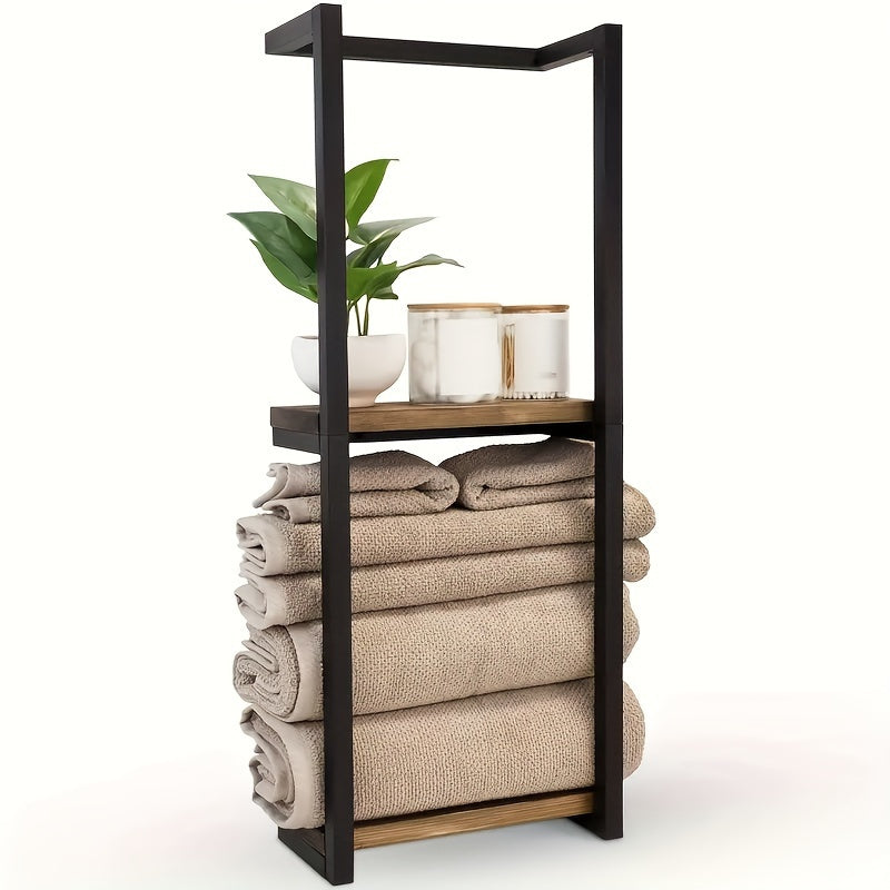Soporte para Toallas Ahorrador de Espacio - Para un Baño Ordenado