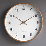 Reloj de pared de madera - simplicidad escandinava