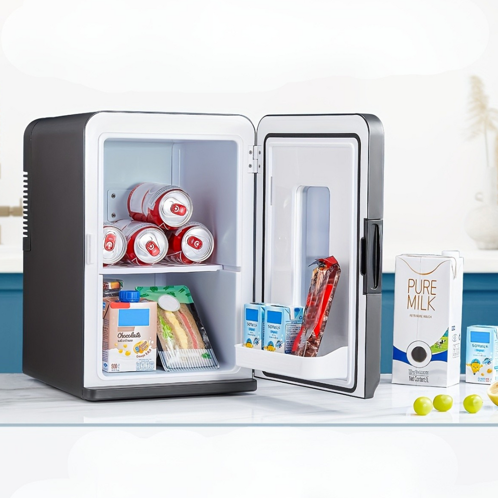 Mini Refrigerador Portátil Silencioso para Bebidas 15L