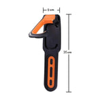 RackPro – Gancho de Montaje en Pared para Bicicletas con Agarre Seguro y Soporte para Rueda Trasera