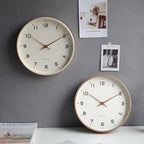Reloj de pared de madera - simplicidad escandinava