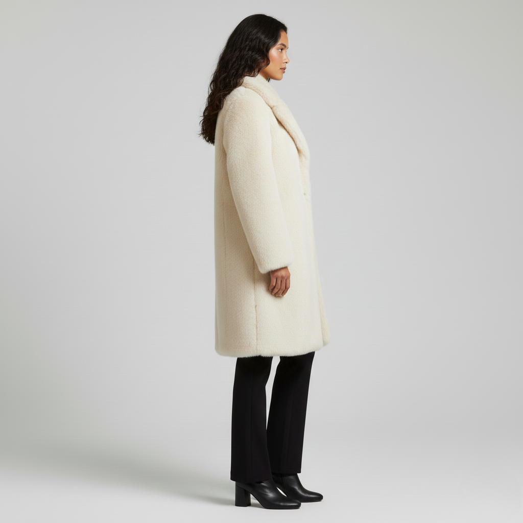 Abrigo de piel sintética