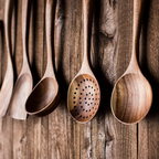 Juego de utensilios de cocina de nuez (5 piezas)