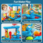 KIDSPLASH | Mesa de Arena y Agua 3-en-1 para Niños