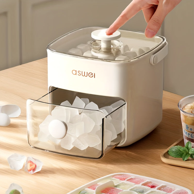 Máquina De Hielo Con Gran Capacidad Para Hielo Rápido Y Bolas De Hielo En La Cocina O Bar En Casa