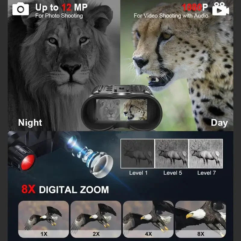 Binoculares IR de Visión Nocturna 3D