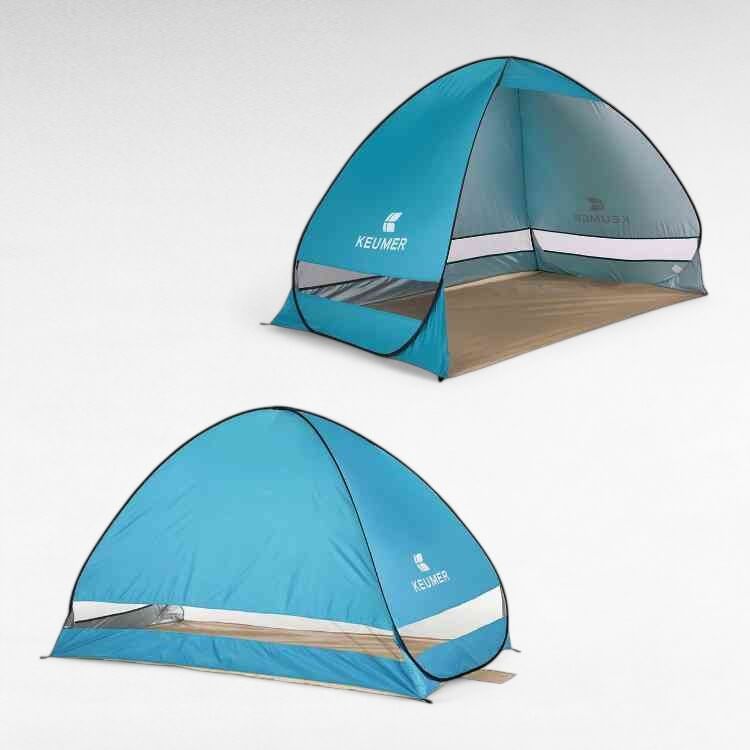 Días de Playa Hechos Fáciles – Carpa Pop-Up para Familias con Protección UV y contra el Viento