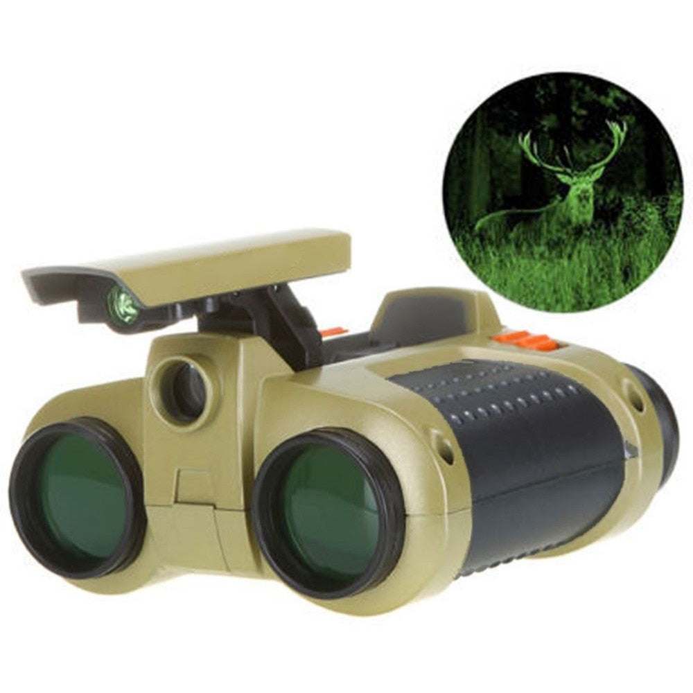 Binoculares de visión nocturna para aventuras infantiles