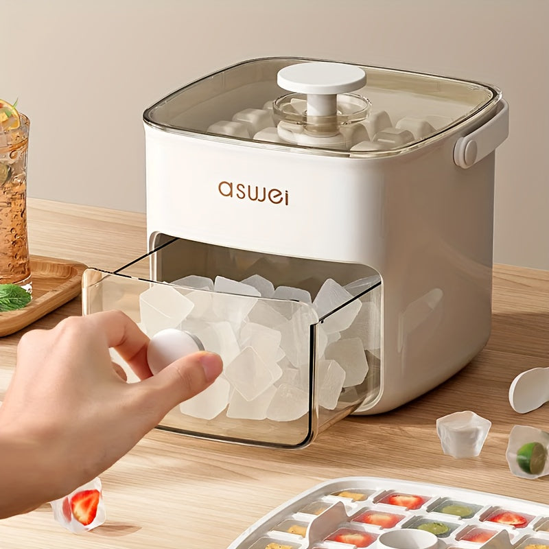 Máquina De Hielo Con Gran Capacidad Para Hielo Rápido Y Bolas De Hielo En La Cocina O Bar En Casa