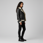 Chaqueta con forro Sherpa