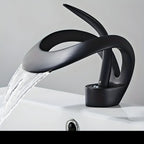 AquaGleam - Grifo de lavabo de baño estilo minimalista