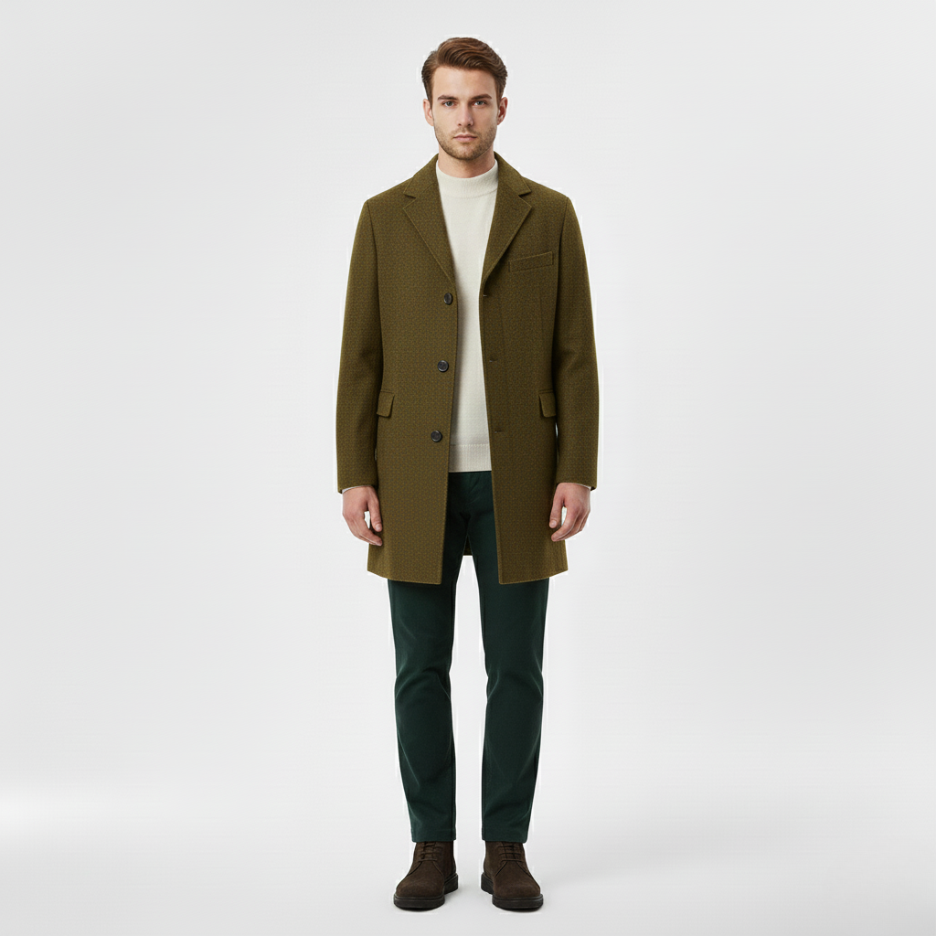 Abrigo largo entallado