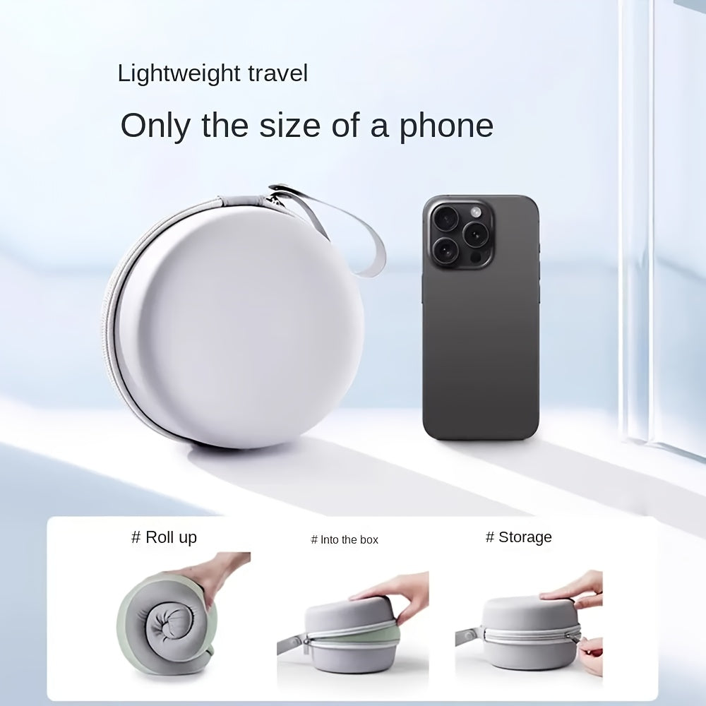 Cojín de viaje ergonómico en forma de U – Soporte para el cuello de espuma viscoelástica para viajes confortables