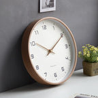 Reloj de pared de madera - simplicidad escandinava