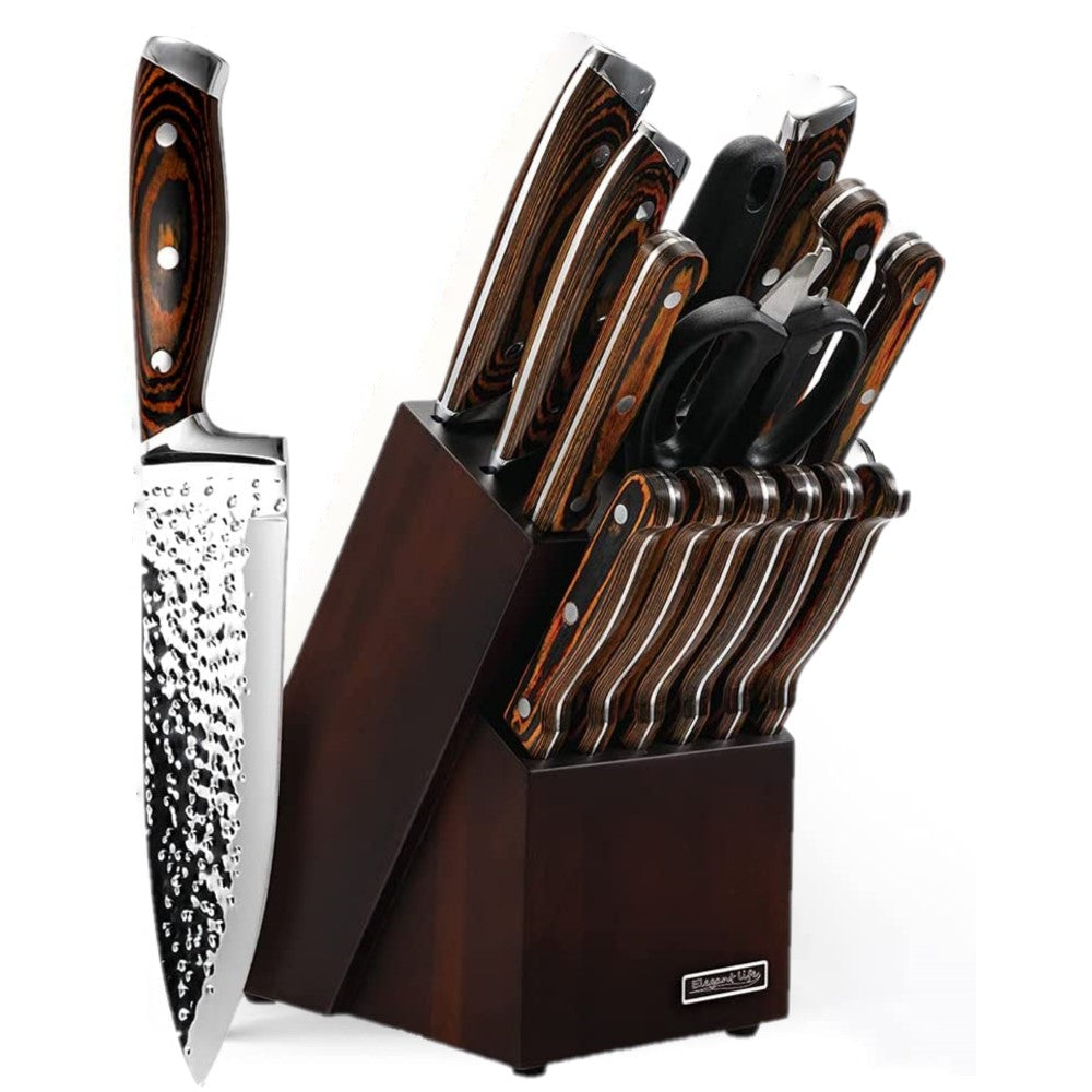 Juego de Cuchillos Profesional de Acero Inoxidable – Cuchillos de Chef para Cocina y Cocina