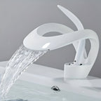 AquaGleam - Grifo de lavabo de baño estilo minimalista