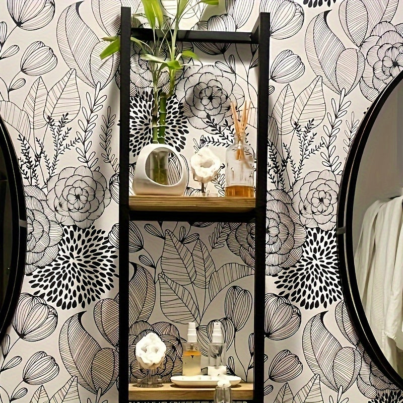 Soporte de Toallas Industrial con Estantes – Mueble de Pared Elegante y Funcional