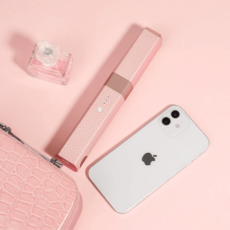 Mini Plancha y Rizador Recargable