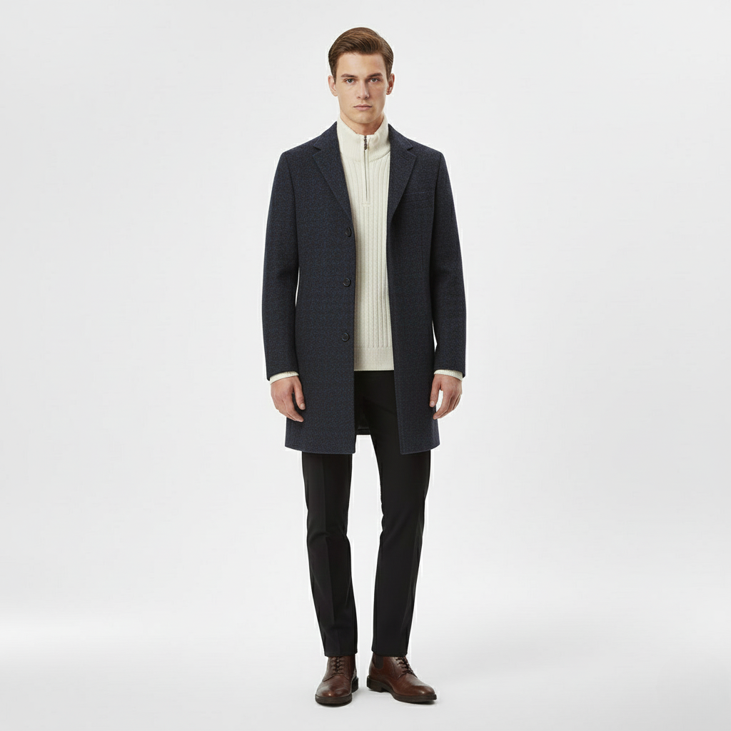 Abrigo largo entallado