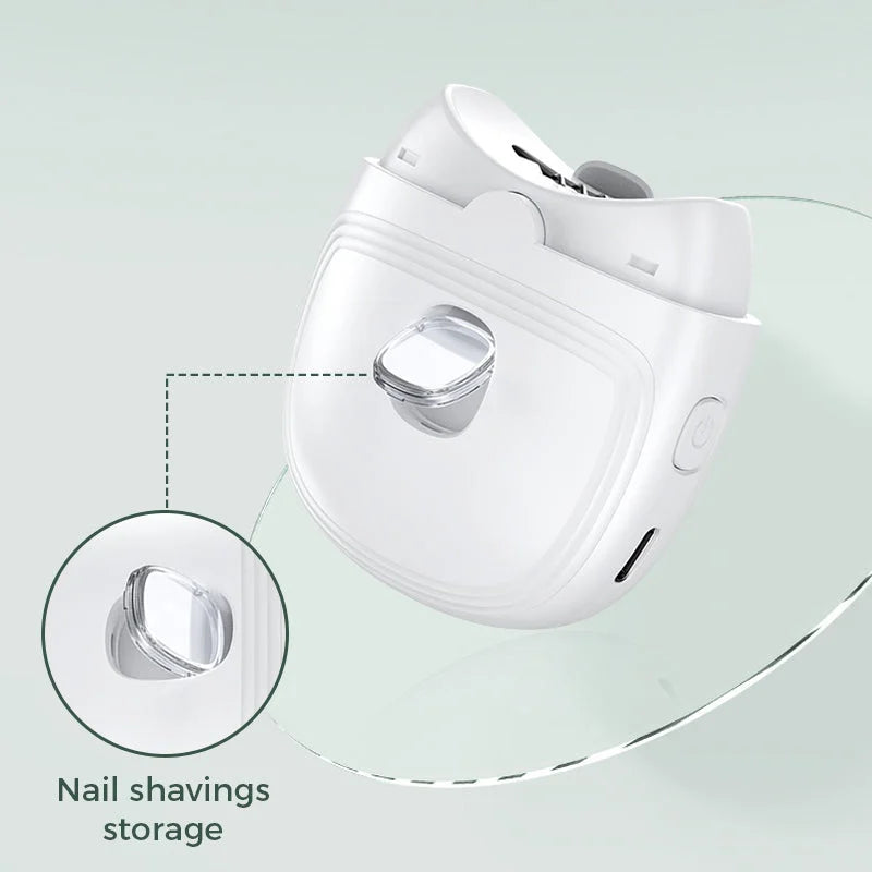 Cortador de uñas eléctrico, pulidor automático de uñas, manicura