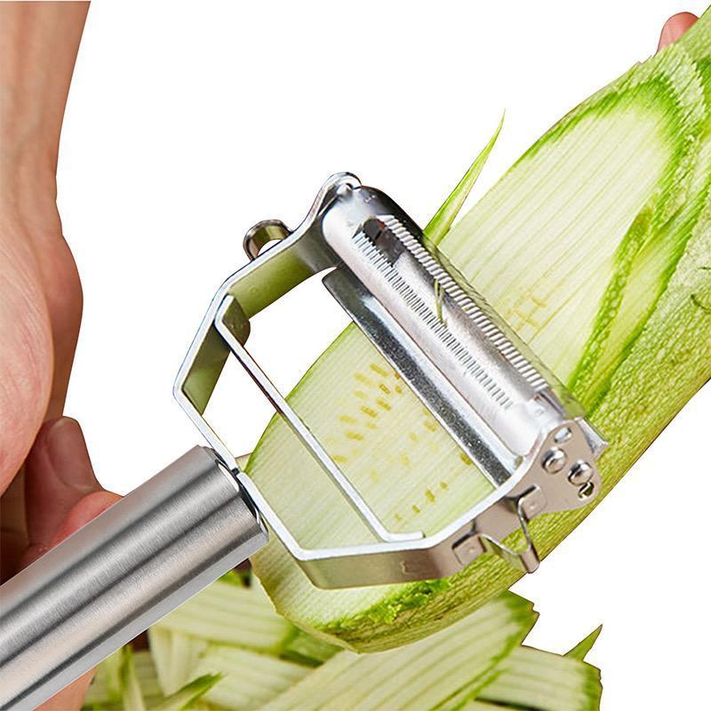 Pelador de Verduras Profesional con Doble Cuchilla para Pelar y Juliana