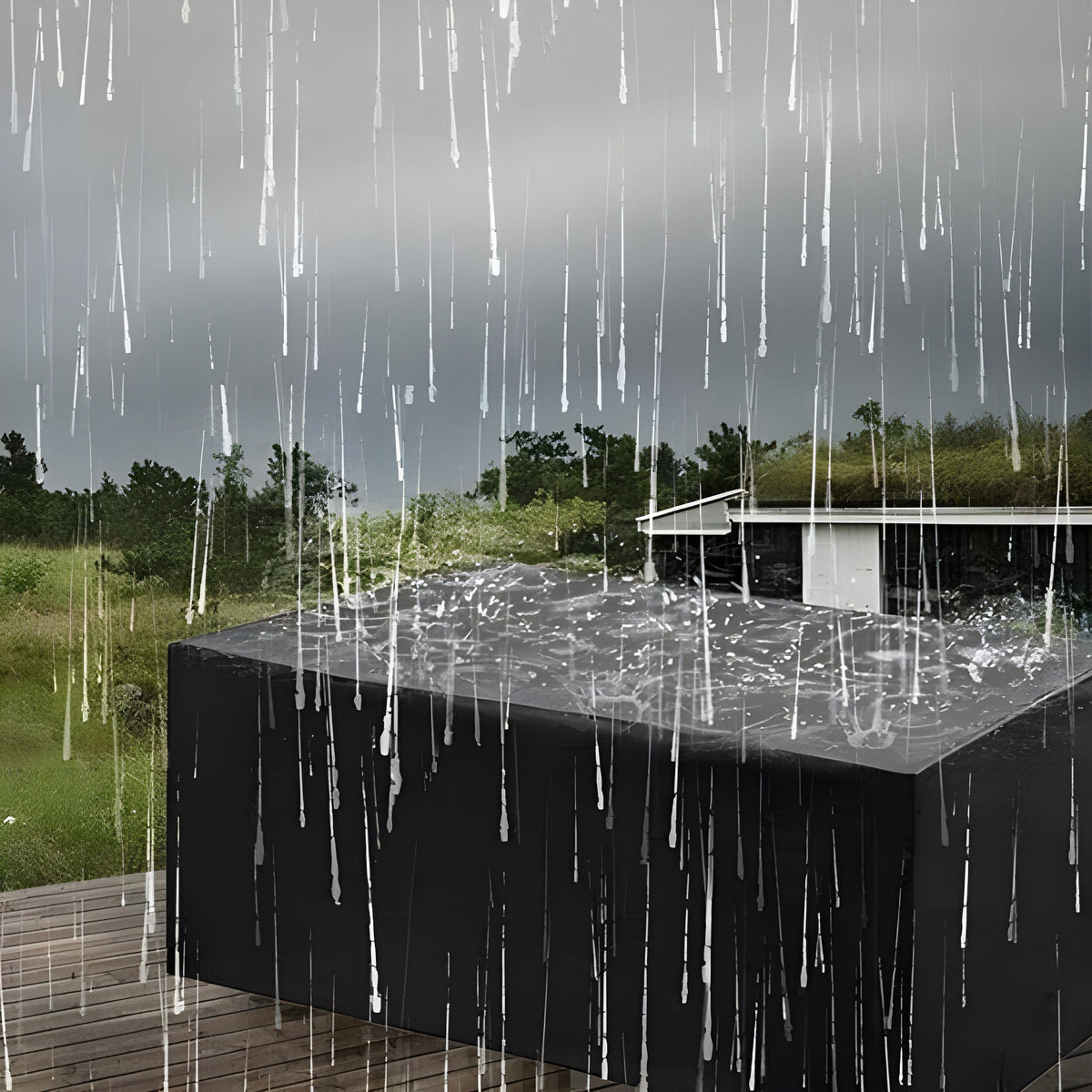 ShieldFlex Cubierta - Funda Rectangular Impermeable para Muebles