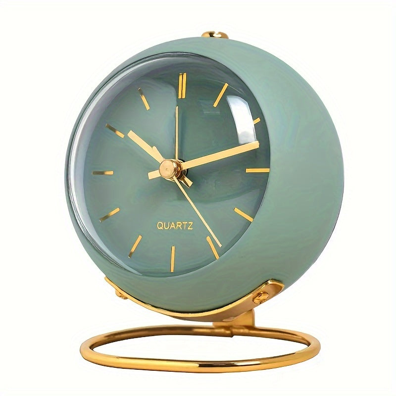 Reloj despertador analógico retro – Reloj clásico silencioso con un elegante encanto vintage