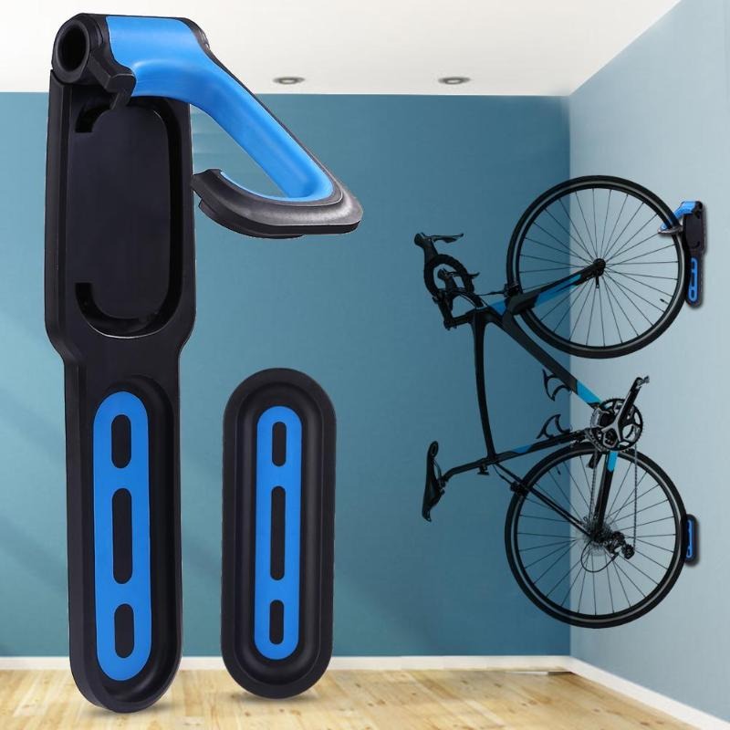 RackPro – Gancho de Montaje en Pared para Bicicletas con Agarre Seguro y Soporte para Rueda Trasera