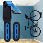 RackPro – Gancho de Montaje en Pared para Bicicletas con Agarre Seguro y Soporte para Rueda Trasera