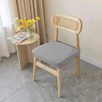 Juego de 4 Fundas de Silla Elásticas – Impermeables, Resistentes a Manchas, Lavables a Máquina