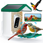 Cámara de Comedero para Aves Solar Inteligente para Exteriores