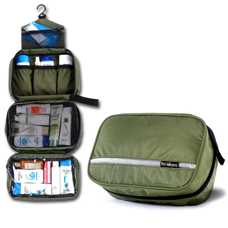 Carvallo MaxPack Stor Neceser Impermeable para Hombres y Mujeres | Bolsa de Cosméticos de Viaje | Diseño Robusto y Gran Capacidad