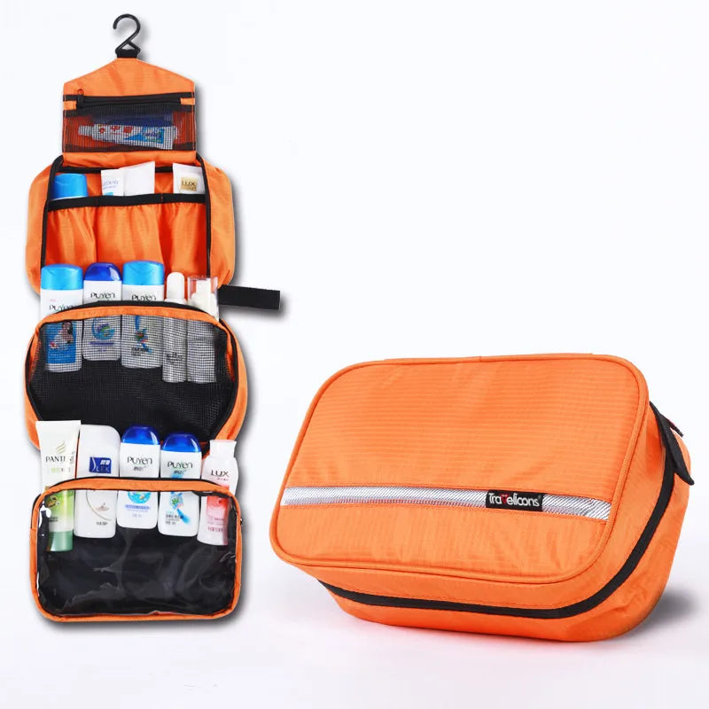 Carvallo MaxPack Stor Neceser Impermeable para Hombres y Mujeres | Bolsa de Cosméticos de Viaje | Diseño Robusto y Gran Capacidad