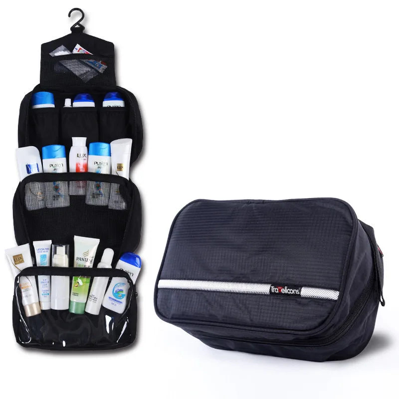 Carvallo MaxPack Stor Neceser Impermeable para Hombres y Mujeres | Bolsa de Cosméticos de Viaje | Diseño Robusto y Gran Capacidad