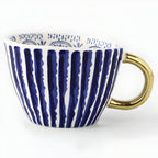 Taza de cerámica con diseño geométrico – Elegante y moderna | Ideal para café o té