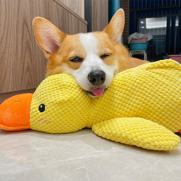 Juguete de Pato Relajante – Juguete de Peluche Suave y Relajante para Mascotas