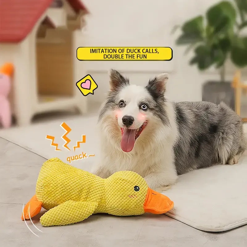 Juguete de Pato Relajante – Juguete de Peluche Suave y Relajante para Mascotas