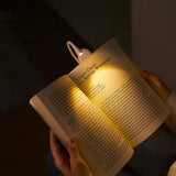 Lámpara de lectura LED flexible con clip y posibilidad de carga USB luz cálida compacta