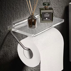 Carvallo Luxe – Elegante Soporte de Papel Higiénico con Práctica Estantería