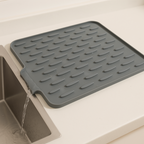 Tapete de Silicona para Drenaje y Secado de Cocina – Resistente al Calor, Antideslizante y de Secado Rápido | Tapete Multifuncional para Escurrir