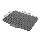Tapete de Silicona para Drenaje y Secado de Cocina – Resistente al Calor, Antideslizante y de Secado Rápido | Tapete Multifuncional para Escurrir