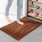 CloudStep Chenille alfombra de baño – Alfombra de entrada ultrasuave para una comodidad acogedora