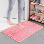 CloudStep Chenille alfombra de baño – Alfombra de entrada ultrasuave para una comodidad acogedora